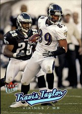 2005 Ultra Football Card #123 Travis Taylor