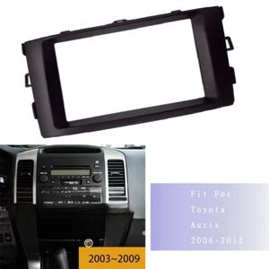 Stereo Radio Bezel Panel DVD Trim Fascia For Toyota Auris 2006-2012 Frame Auto - Picture 1 of 3