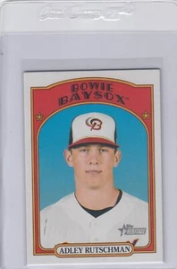 2021 TOPPS HERITAGE MINORS ADLEY RUTSCHMAN BOWIE BAYSOX SHORT PRINT SP #203 - Picture 1 of 1