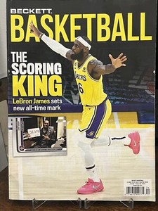 April  2023 Beckett BASKETBALL CARD Price Guide Magazine with Lebron James