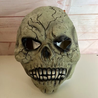 Skeleton Vampire Teeth Skull Mask Adult Scary Halloween Costume - Image 1 of 4