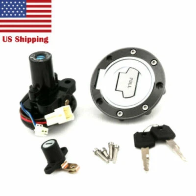 Ignition Switch Fuel Gas Cap Seat Lock Set fit for Yamaha FJR1300 2004-2010 Foto 1 de 4