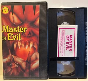 VHS Master of Evil aka Demon Lover 1976 OG Facing all Death vol 4 Video OOP Rare - Picture 1 of 2
