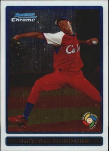 A8121- 2009 Bowman Chrome WBC Prospects #BCW12 Aroldis Chapman - NM-MT - Bild 1 von 2