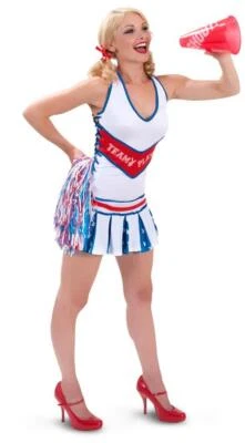 Authentic Playboy Cheerleader Playmate Costume M / L Bunny Cosplay $69 NWT - Image 1 of 4