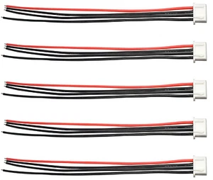 Apex RC Products JST-XH 3S Balance Plug W/ 6" / 150mm Wire Lead - 5 Pack #1081 - Picture 1 of 4