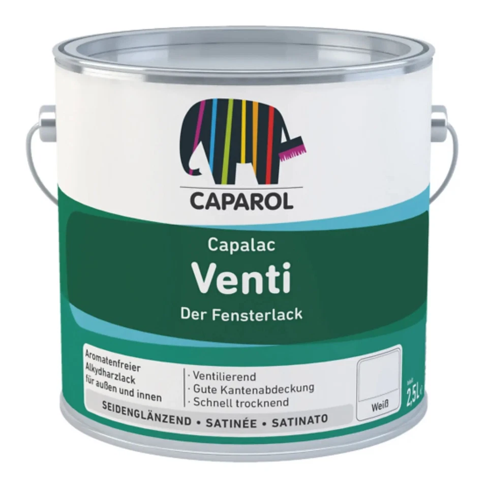 Caparol Capalac Venti  weiß 375 ml 750 ml 2,5 Ltr - Bild 1 von 1