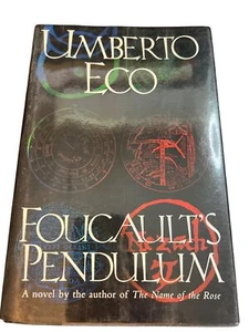 Umberto Ecos "Foucaults Pendulum" Hardcover Edition - Bild 1 von 5
