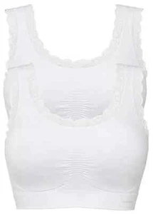 Bonprix Confezione da 2 Bralet - Taglia XL - Nuovi senza etichette - Prezzo consigliato £22 - Foto 1 di 5