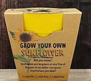 Grow Your Own Sunflower Kit - Gardener Gift Children's Party Gift - Eco Gift - Picture 1 of 2