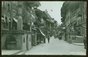 Foto real postal suiza Thun Suiza Hauptgasse RPPC 120712 OS - Imagen 1 de 2