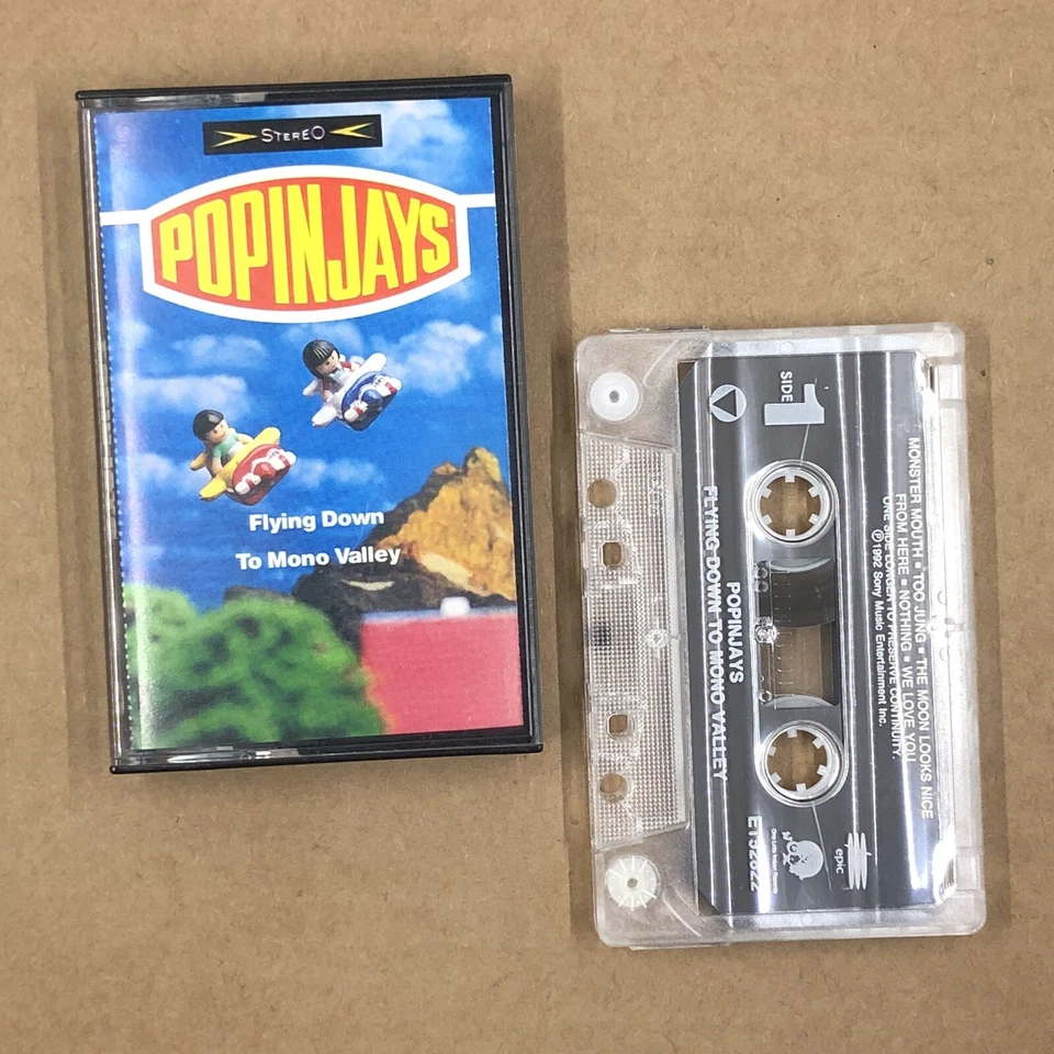 POPINJAYS Cassette Tape 90s Rock Indie FLYING DOWN TO MONO VALLEY MONSTER MOUTH - Imagem 1 de 4
