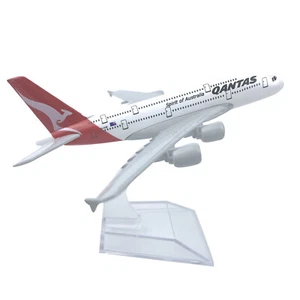 A380 Qantas Australian Civil Airliner Aircraft Plane Aviation Model With Stand e - Picture 1 of 9