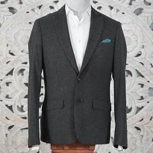 Scotch & Soda Wool Blend Blazer - Size L (50) - Charcoal Grey Made with Love - Picture 1 of 14