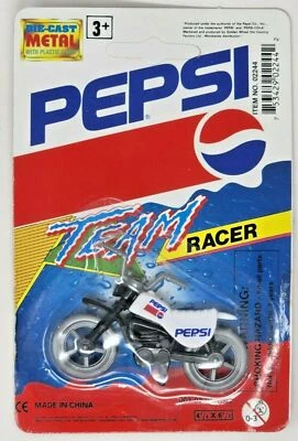 Motocicleta de cross fundida a presión Golden Wheel Pepsi Team Racer 1993 de colección HW16 Foto 1 de 3