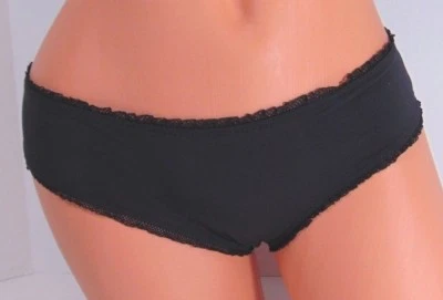 Women's Carrie Amber Intimates Black Sexy Criss-Cross & Bow Panty  Size M  NWT - Image 1 of 4