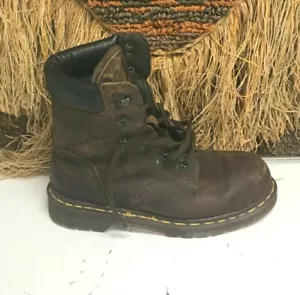 DR. MARTENS BRAUN INDUSTRIELLER ARBEITSSTIEFEL STAHLZEHE, RUTSCHFEST UK6 USM 7 7741 - Bild 1 von 10