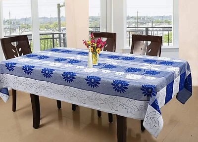 Cotton Blend Table Cover for 6 Seater Dining Table AU - Image 1 of 3