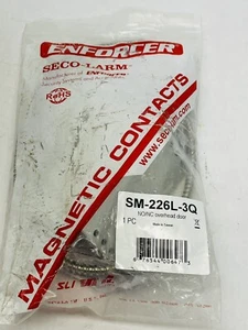 ENFORCER SM-226L-3Q OVERHEAD DOOR-MOUNT L BRACKET MAGNETIC CONTACT - Picture 1 of 6