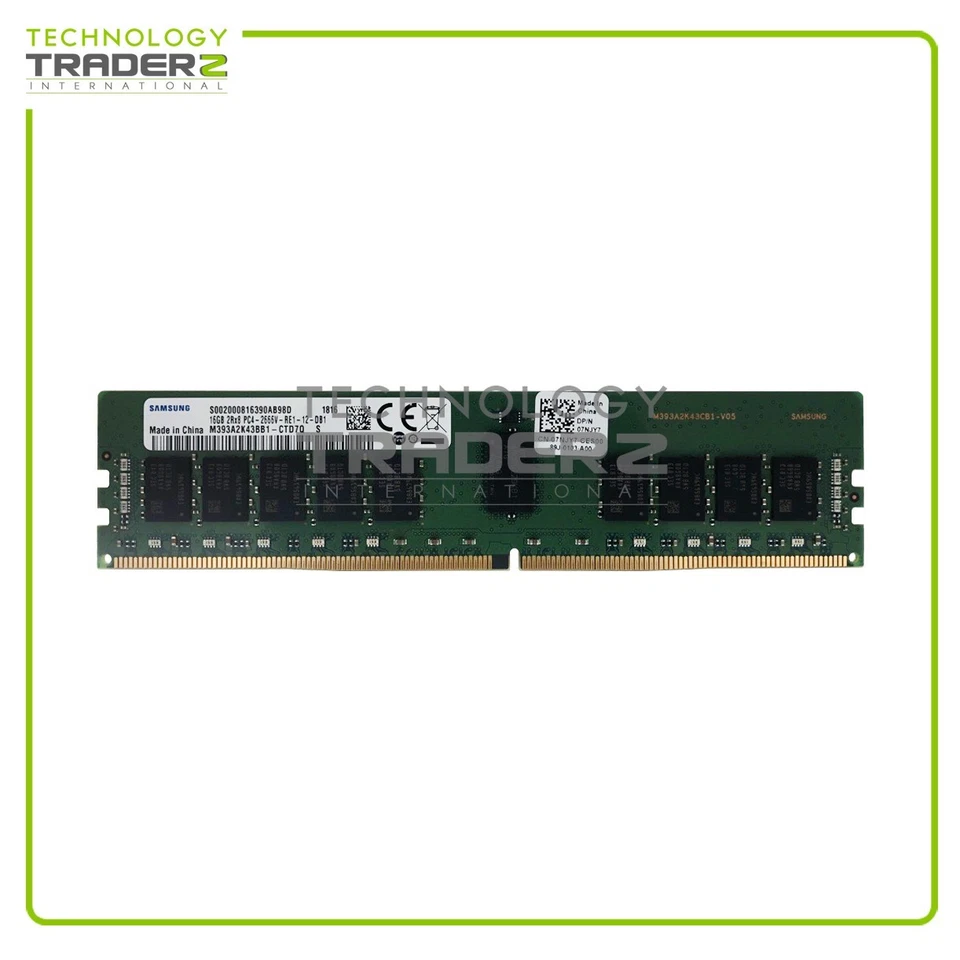 7NJY7 Dell 16GB PC4-21300 DDR4-2666MHz ECC 2Rx8 Speicher 07NJY7 M393A2K43BB1-CTD - Bild 1 von 1