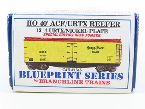 Kit serie HO Branchline Blueprint 1214 URTX placa de níquel carretera 40' refrigerador #1545 - Imagen 1 de 11