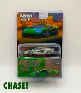 Chase Mini GT 1:64 Lamborghini Countach LPI 800-4 Verde Medio Modellauto MGT00976 - Bild 1 von 2