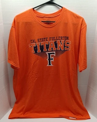 Cal State University Fullerton Orange NCAA T-Shirt ~ Adult 2XL 50/52 **EUC** - Image 1 of 4
