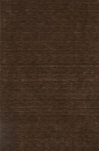 Brown Solid Wool Striation Modern Casual Area Rug RF100CH - Aprx 3'6"x5'6" - Picture 1 of 3