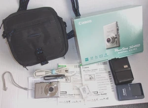 Canon PowerShot Digital ELPH SD450 5.0MP Digital Camera | TESTED (See Photos) - Picture 1 of 9