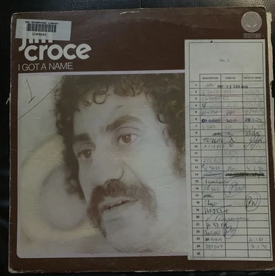 Jim Croce – I Got A Name LP 1974 UK Vertigo VG-/VG+ - Image 1 of 4