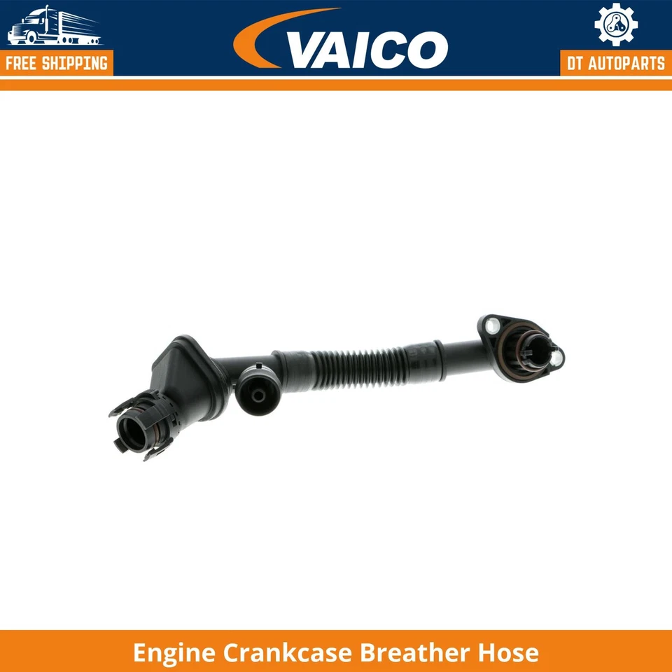 适用于 11 - 13 宝马 550i xDrive 曲轴箱呼吸软管 Cyl 头套至 Con Vaico 2012 — 第 1/1 张图片