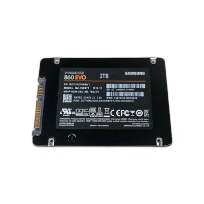 Samsung 2TB 860 EVO MZ-76E2T0 2.5" SATA III SSD 100% MZ7LH2T0HMLT - Image 1 of 4