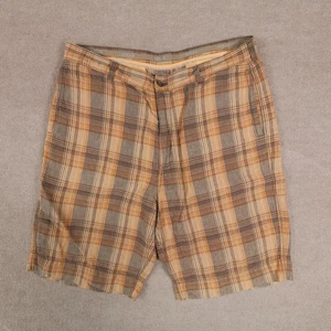 Tommy Bahama Pantalones Cortos Relax Para Hombre 36 100% Lino Cordón Cuadros Vacaciones Crucero - Imagen 1 de 24