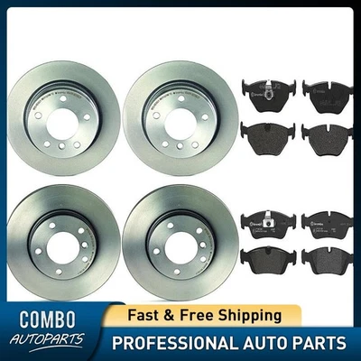 Juego de pastillas de freno de disco delanteras traseras rotor de freno de disco Brembo para BMW 328i 1998-1998 Foto 1 de 4