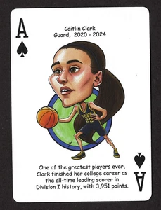 Hero Decks Caitlin Clark Iowa Hawkeyes FREE SHIPPING - Picture 1 of 2