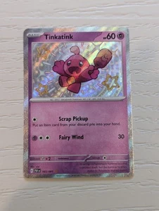 Pokemon Card - Tinkatink 065/091 Sv: Paldean Fates Shiny Rare - Picture 1 of 2
