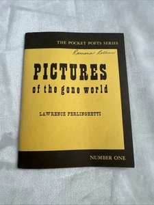 LAWRENCE FERLINGHETTI Pictures of the Gone World PB City Lights vtg 12th - Imagen 1 de 6