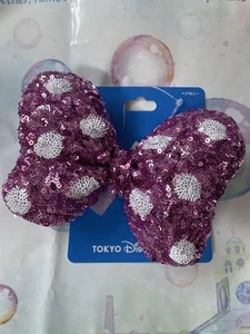 Disney Minnie Pink Ribbon Hair Pony 1 Seal Used - Picture 1 of 1