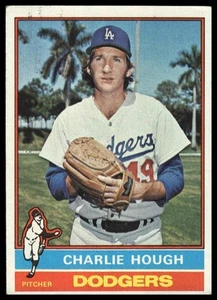 Charlie Hough 1976 Topps #174 - Imagen 1 de 2