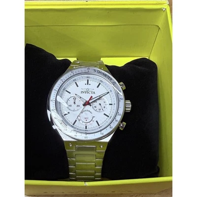 Invicta Speedway GearShift relógio masculino 44mm 49378 quartzo aço inoxidável novo! - Imagem 1 de 4