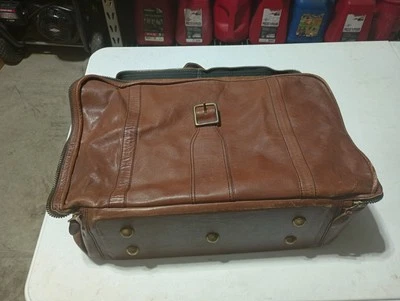 leather suitcase - Image 1 of 4