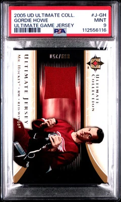 Gordie Howe 2005 Ultimate Collection Game Jersey 89/250 PSA 9 - Image 1 of 2