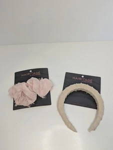 Hairitage by Mindy McKnight Raw Hairband & Scrunchie 2pc Set~BRAND NEW - Picture 1 of 5