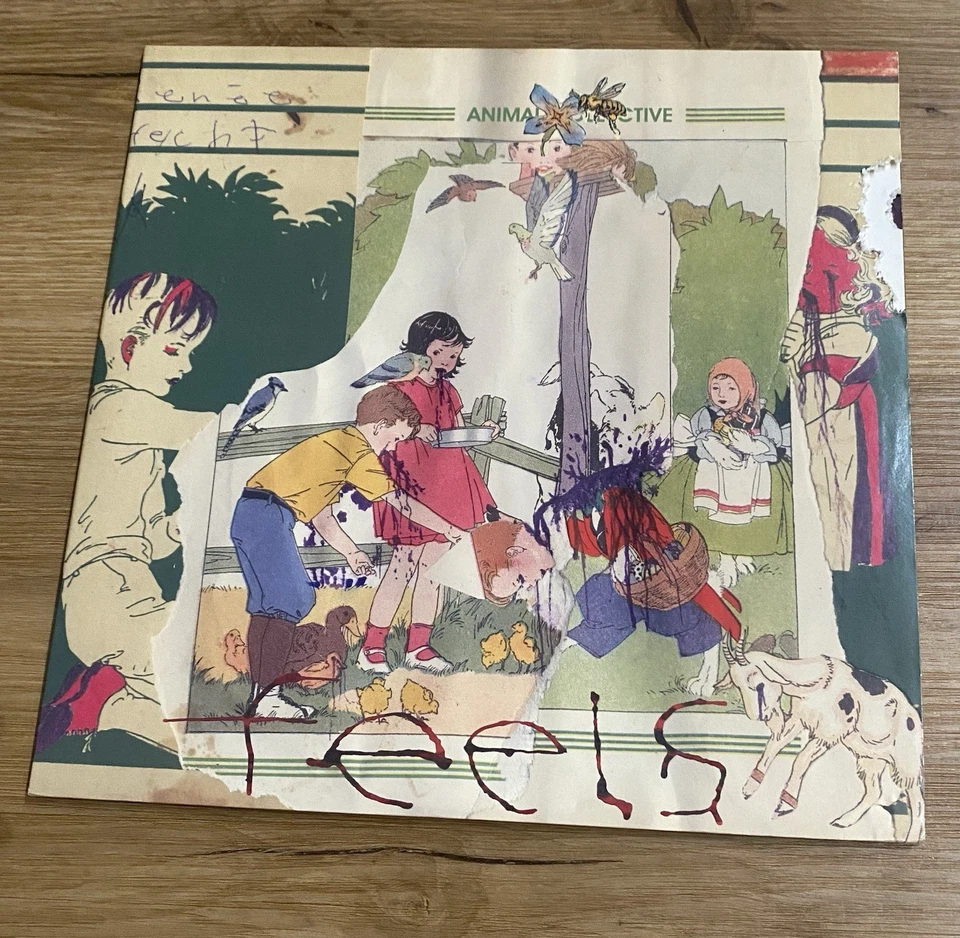 RARE Alternative Indie Rock LP Record ANIMAL COLLECTIVE Feels FAT CAT 2005 NM* - Image 1 of 4