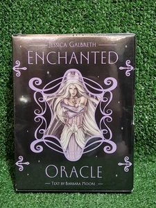Enchanted Oracle Jessica Galbreth Tarot Cards Fairy Pendant & Guidebook New - Foto 1 di 6