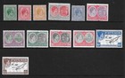 St Kitts GVI definitive stamps mounted mint