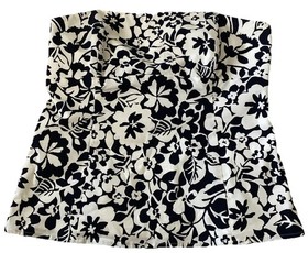 Ann Taylor Loft Floral Bustier Corset Top Sz 2 Lined Side Zip