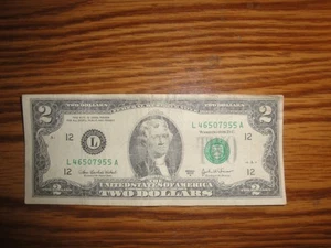 Rare 2 dollar bill 2003 series A - Picture 1 of 3