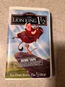 The Lion King 1 1/2 VHS - Demo Tape Promo Screener Clamshell Disney - Picture 1 of 11