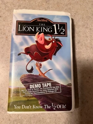 The Lion King 1 1/2 VHS - Demo Tape Promo Screener Clamshell Disney - Image 1 of 4
